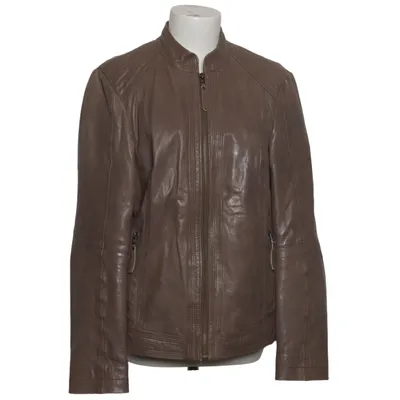 Leren jack (Bruin) van Garden Romantic