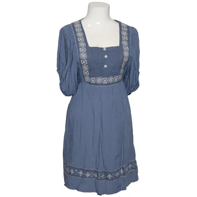 Jurk (Blauw) van Sophyline Katoen