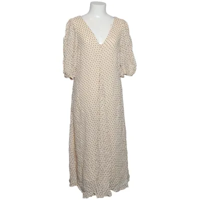 Omlottklänning (Beige, Svart) från Ganni Viskos
