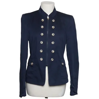 Jacka (Blå) från She Bomull, Elastan