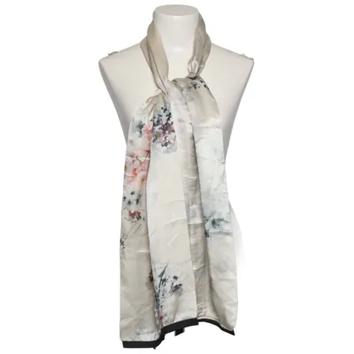 Shawl (White, Pink, Multicolored) from Nygårdsanna Silk