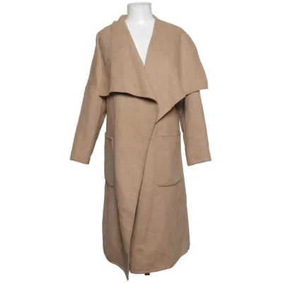 Coat (Beige) from Zara Woman Polyester, Viscose, Wool