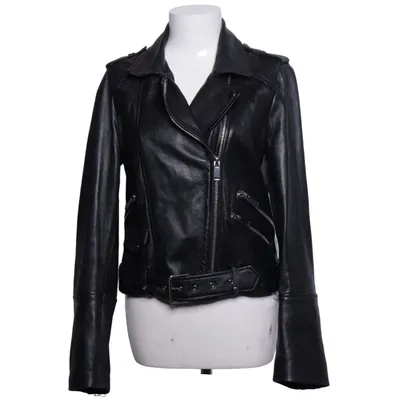 Bikerjacka (Svart) från Zara Skinn, Polyester