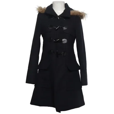 Duffle coat (Black) from Plus Plus Elastane, Polyester, Viscose