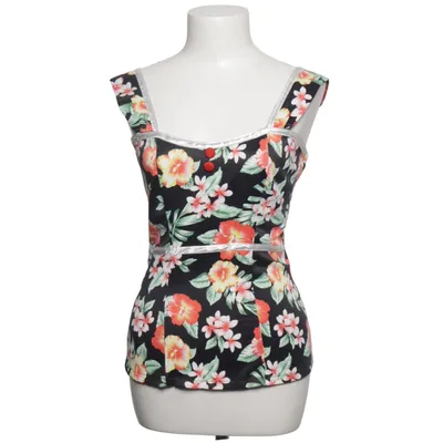 Peplum top (Black, Multicolored) from Küsten Luder