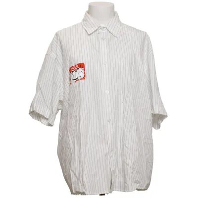 Kortärmad skjorta (Vit, Svart) från Zara Bomull