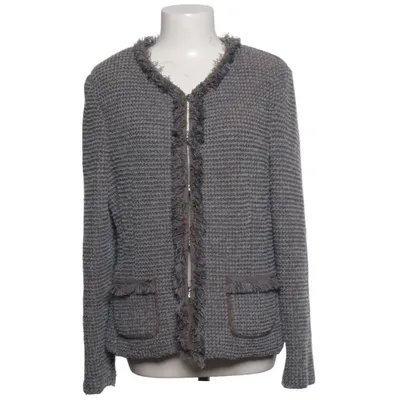 Cardigan (Gris, Bleu) de Devernois Acrylique, Polyester, Viscose, Laine
