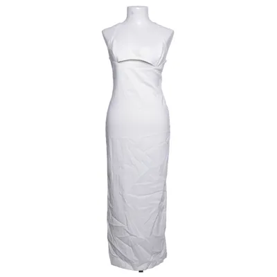 Klänning (Vit) från Zara Elastan, Linne, Polyester