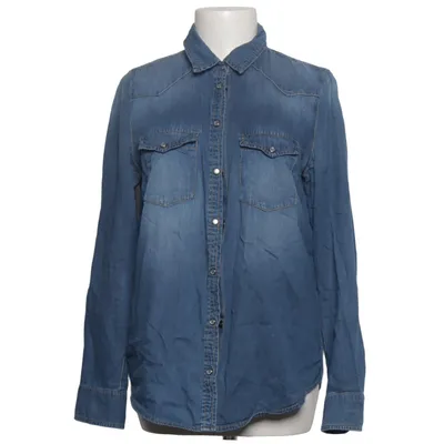Denim blouse (Blauw) van Mango Jeans