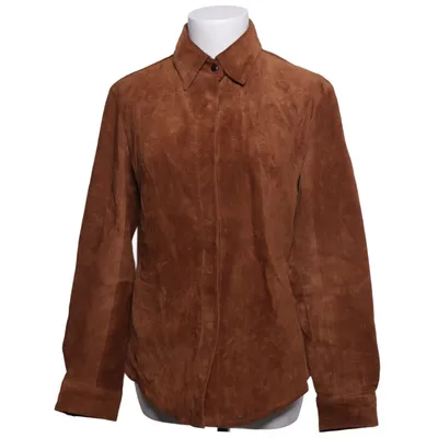 Läderjacka (Brun) från Edeis Skinn, Polyester