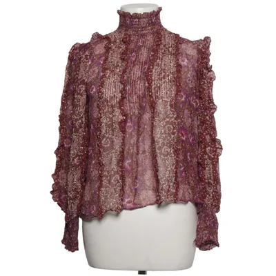 Blus (Lila, Brun, Flerfärgad) från Ulla Johnson Metallfiber, Silke