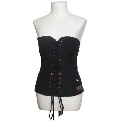 Korsett (Svart) från Industrial Punk Bomull