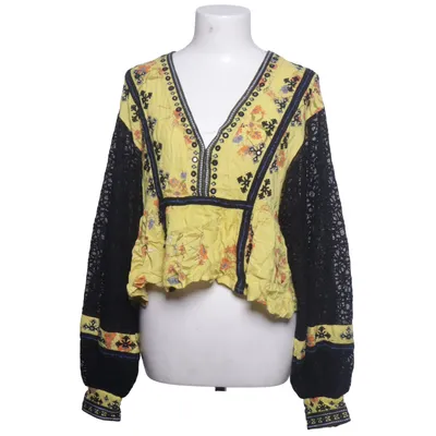 Blus (Gul, Svart, Flerfärgad) från Free People Polyester, Viskos