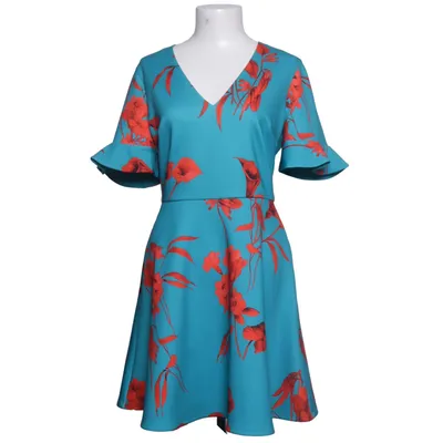 Dress (Blue, Red, Multicolored) from Ted Baker Elastane, Polyester
