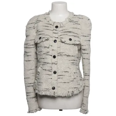 Kavaj (Beige, Svart) från Isabel Marant Étoile Akryl, Bomull, Elastan, Polyamid, Polyester, Ull