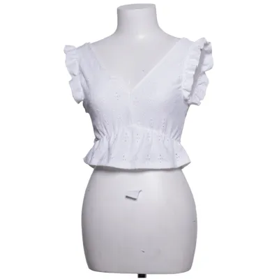 Peplum top (Wit) van Pull & Bear