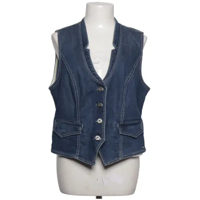 Jeansvest (Blå) fra West Coast Bomuld, Elastan