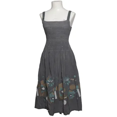 Robe (Gris, Multicolore) de Consequent Coton, Cupro, Élasthane