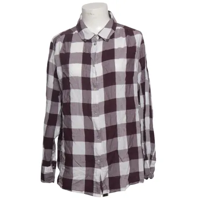 Flanellen overhemd (Lila, Wit) van H&M+ Katoen