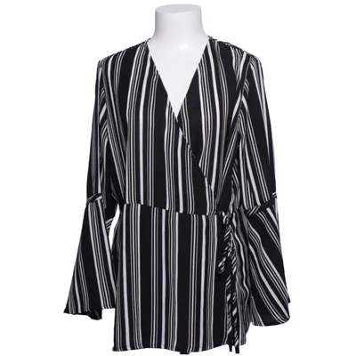 Blouse portefeuille (Noir, Blanc) de Innocence Polyester
