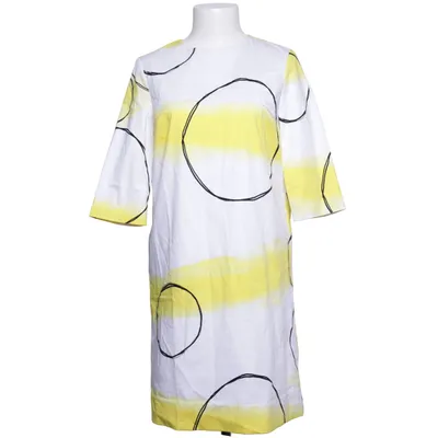 Klänning (Vit, Gul, Svart) från COS Bomull, Elastan