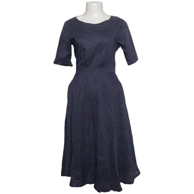 Dress (Blue, White) from Orion London Cotton