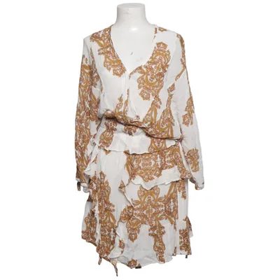 Jurk (Wit, Bruin) van Silvian Heach Katoen, Polyester, Viscose