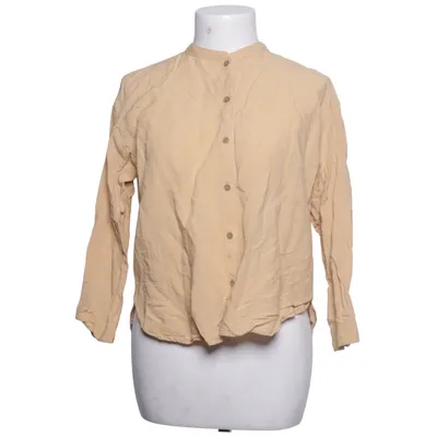 Blouse (Beige) from Uniqlo Linen, Viscose