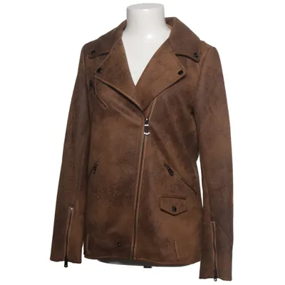 Bikerjack (Bruin) van Laura Jo Elastaan, Polyester