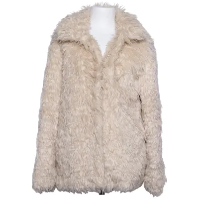 Jas (Beige) van Mango Casual Acryl, Polyester