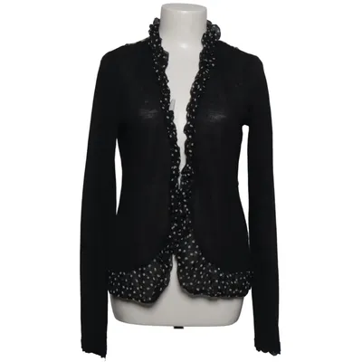 Cardigan (Noir, Beige) de Pianura Studio Acrylique, Soie, Laine