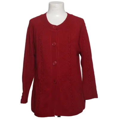 Cardigan (Rood) van Punt Roma Acryl, Merinowol