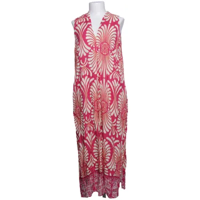 Maxi dress (Pink, Beige, Multicolored) Viscose