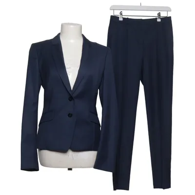 Suit (Blue) from Hugo Boss Cotton, Cupro, Elastane, Polyamide, Polyester, Wool