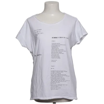 T-shirt (Vit) från Moussy Bomull, Polyester