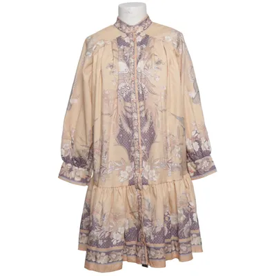 Robe (Beige, Multicolore) de Mochy Coton, Polyester