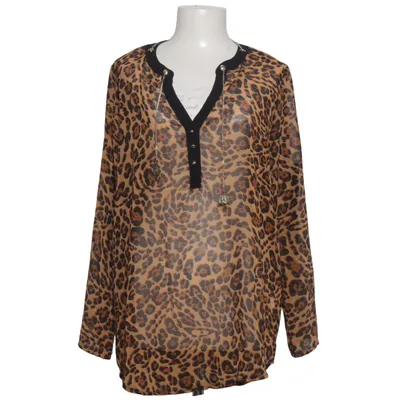 Blouse (Brown, Black) from Angela Polyester