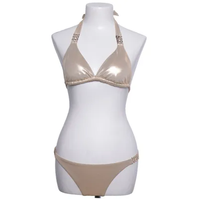 Bikini (Guld) fra Lascana Elastan, Polyester