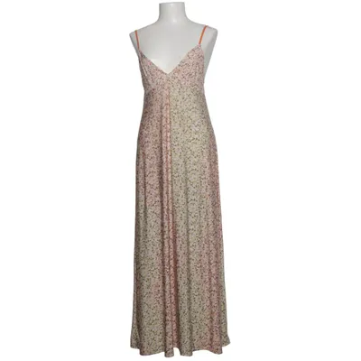 Maxi dress (Beige, Pink, Green) from Zara Elastane, Polyester