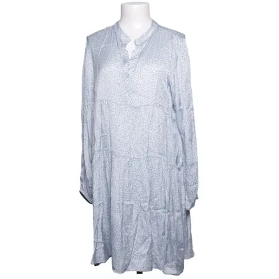 Dress (Blue, Gray) from Heart Kiss Silk, Viscose