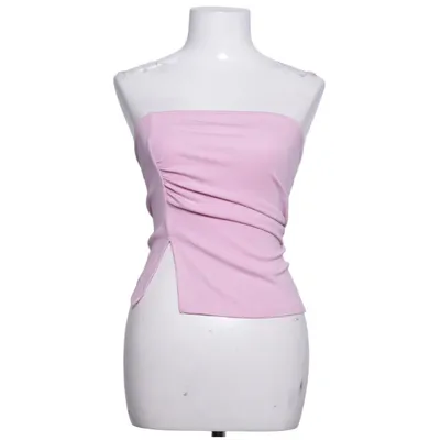 Tube top (Pink) from Bershka Polyamide, Viscose