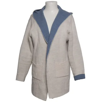 Cardigan (Beige, Blå) fra Yida Akryl, Alpacauld, Viscose