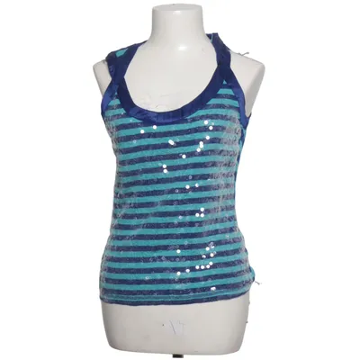 Top (Blue, Turquoise) from Karen Millen Cotton, Polyester, Silk