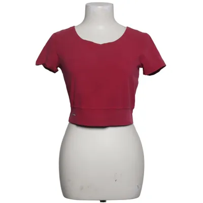 Crop top (Roze) van Maria Katoen, Elastaan