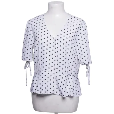 Blouse (White, Black) from Voodoo Vixen Elastane, Polyester