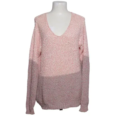 Strickpullover (Pink, Weiß, Grau) von Witty Knitters Baumwolle, Polyester