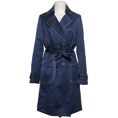 Trench coat (Blue) from Caroline Biss Cotton, Polyester