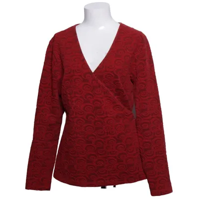 Cardigan cache-cœur (Rouge) de Qiero Coton, Élasthane, Polyester