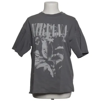 T-shirt (Grau, Weiß) von Divided by H&M Baumwolle