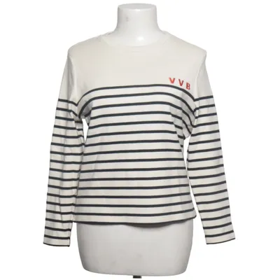 Langærmet t-shirt (Hvid, Blå) fra Victoria Beckham